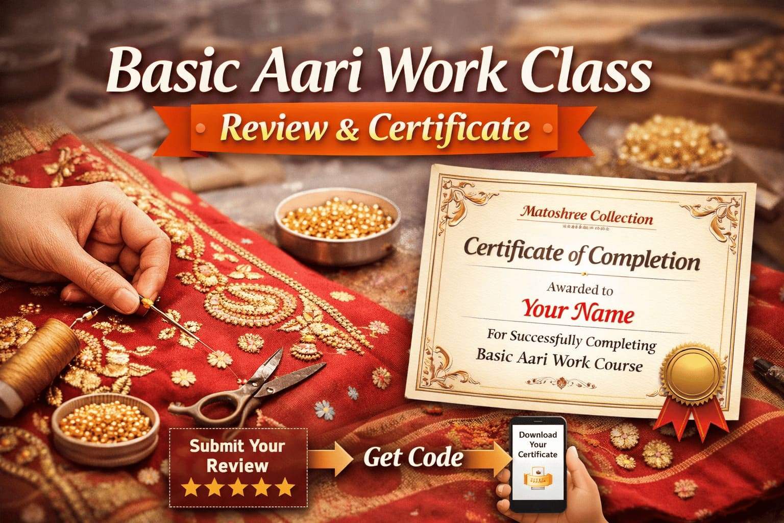 Basic Aari Work Class
